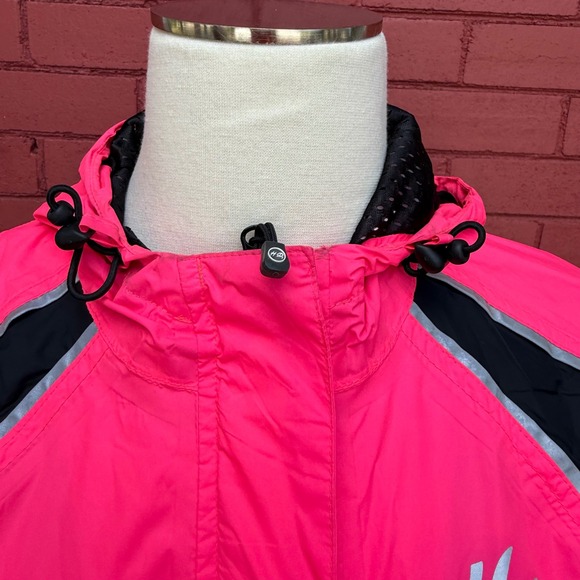 Harley-Davidson Pink Black Rain Suit Hi Vis Motorcycle Riding Gear Womens XS - Picture 3 of 10